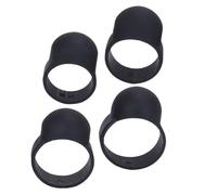 VANZACK 4 Pezzi Copri Dita per in Silicone Nero Protezioni Resistenti e Morbide per Lingua in Acciaio Accessori Musicali per Suono e Eccellenti