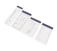 VANZACK 4 Pezzi Daily Planner Notepad Nero in Carta, Blocchetto Appunti