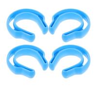 VANZACK 4 Pezzi Ferma Porta di Sicurezza per Ldpe, Anti-Chiusura | Protezione Dita, Installazione senza Attrezzi, Uso Domestico, Impedisce di Restare Chiusi Dentro