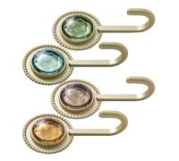 VANZACK 4 pezzi Ganci da Parete Adesivi Multiuso Portasciugamani Bagno Senza Ganci Appendini Parete Resistenti per Cucina Ufficio Installazione Rapida Tracce Colori Vibranti