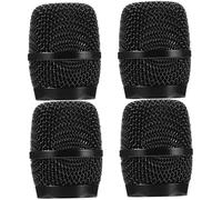 VANZACK 4 Pezzi Ricambio Testa Microfono Resistente per Microfono Wireless Accessorio Sostitutivo Antivento e Durevole per Ktv