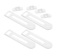 VANZACK 4 Pezzi Safety Cabinet Drawer Locks Sliding Latch For Kitchen Bathroom Bedroom Childproof Cupboard Door Lock