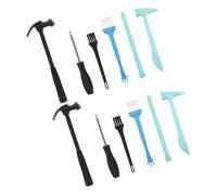 VANZACK 4 set Kit Strumenti da per Martello Scalpello e Spazzola in Educativo per Gemme e Regalo per Sviluppo Intelligenza