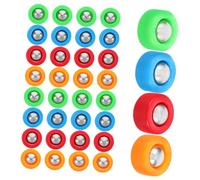 VANZACK 40 Mini Pucks Shuffleboard Curling Gioco Rulli Di Ricambio Dischi Scorrevoli Da Tavolo Accessori Per Gioco Curling Da Tavolo Mini Pucks