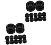 VANZACK 40 Pezzi Decorative Guitar String Beads per Chitarra Folk Parti Resistenti Scanalatura Accessori Professionali per Transizioni e Suono Veloce