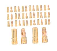 VANZACK 40Set Connettori Banana Femmina per Collegamento Stabile Rc Esc Resistenti alla Corrosione per Batterie e Modelli Radiocomandati