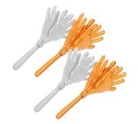 VANZACK 4pezzi Battimani Rumorosi per Feste e Sport di Bastoncini in Plastica Robusta Accessori per Applausi e Giochi Rumorosi per Compleanni Eventi e Celebrazioni