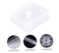 VANZACK 5 pezzi Custodie Trasparenti per CD Dvd Scatole Standard in Plastica Resistente con Vassoio Chiaro Custodia Protettiva per Dischi Musicali e Video Porta Dischi Compatti Anti-usura