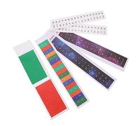 VANZACK 5 set Adesivi Colorati per Pianoforte Etichette Pratiche per Insegnare Note AI Principianti Strumento per Apprendere Rapidamente Chiavi