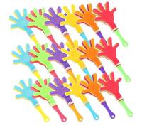 VANZACK 50 Pezzi Battimani Rumorosi in Plastica Resistente, Oggetti di Scena per Feste e Bomboniere, Supporto Tifo Portatile per Eventi e Celebrazioni