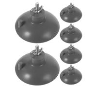 VANZACK 6 Pezzi Ventose per Tritacarne e Insaccatrice, Piedini a Ventosa in Plastica Antiscivolo da 3,35" per Stabilità Piano di Lavoro, Riduzione Vibrazioni e Rumore, Accessori