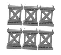 VANZACK 6 Supporti per Ponte Treni per Stabilizzare per Treni Compatibile con Sistemi Tracciamento Colori Grigio e Verde Casual Migliora La Stabilità Dei e Divertimento Dei