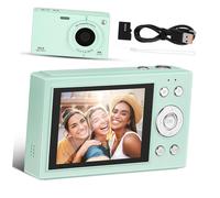 VANZACK 64gb Fotocamera Digitale Compatta Con Schermo Da Memoria Da Zoom e Stabilizzazione Anti-vibrazione Per Viaggi e Scatti Semplici