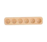 VANZACK 6griglia Vassoio Porta Uova in Legno Per Uova Fresche Supporto Per Da Banco Organizer Per Di Gallina Ripiano Porta Per Frigorifero Vassoio Alla Diavola in Legno