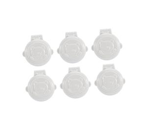 VANZACK 6pezzi Blocchi di Sicurezza per Pulsanti di Lavatrice Coperture di Protezione di Ragazzo Ragazza Ragazza per Interruttori Accessori di Sicurezza per Elettrodomestici Multi