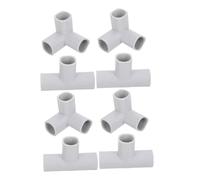 VANZACK 8 Pezzi Connettori T per Recinto Sicurezza in Plastica Resistente Indoor Parti Ricambio Facili da Montare Attrezzi Accessori Antiusura per Protettiva