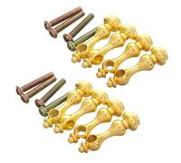 VANZACK 8 Pezzi Fusi Decorativi per Ringhiera in Ferro Oro Testa a Zucca