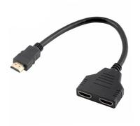 VANZACK Adattatore Video Divisore Segnale Uscita per Doppio Monitor LCD LED Tv Trasmissione Chiara Senza Perdita Compatibile HDTV e Laptop