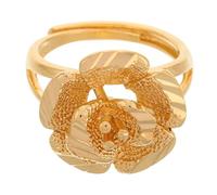 VANZACK anello di garofano anello adorabile o di metallo o per le donne i di dichiarazione i aperti i di ballo o da donna Ring per le ragazze rame D'oro