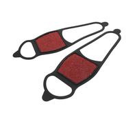 VANZACK Antiscivolo per Scarpe Outdoor Copriscarpe in Gomma Resistente con Superficie Ruvida Doppia per Ghiaccio e Leggeri e Facili Indossare per Escursioni su Ghiaccio e Camminate