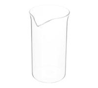 VANZACK Bicchiere di Ricambio per Cafetière in Vetro Trasparente Leggero e Resistente per Preparazione Caffè e Espresso Design Semplice e Versatile per Uso Quotidiano