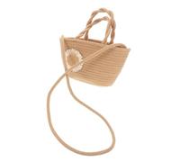 VANZACK Borsa dal Design Doppio Uso a Mano Tracolla Intrecciata in Corda di Cotone Leggera per Viaggi Brevi e Incontri Amichevoli Estivi
