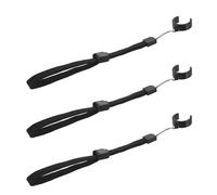 VANZACK Cinghia per Bastone da Passeggio 3 Pezzi in Poliestere Cinturino Regolabile e Sgancio Rapido, Cordino per Bastoni da Trekking per Anziani, Supporto Leggero e Antiscivolo