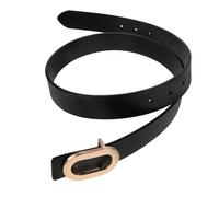 VANZACK Cintura Con Fibbia Tonda Regolabile Per Jeans e Accessorio e Versatile Per Ogni Occasione