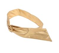 VANZACK Cintura da Donna Sottile Dorata in Pu, Cintura Tinta Unita Regolabile per Jeans e Abiti, Accessorio Moda Minimalista per Valorizzare la Vita