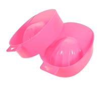 VANZACK Ciotola Per Ammollo Unghie Per Manicure 2 Pezzi in Plastica Resistente, Vassoio Per Nail Art e Rimozione Smalti, Adatta a Trattamenti Unghie e Cura Cuticole Casa Spa