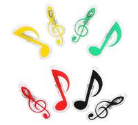 VANZACK Clip Musicali Riutilizzabili a Forma di Nota Set da 16 Pezzi in Plastica Segnapagina per Spartiti Musicali Portatile per Lettura e Pratica Musicale