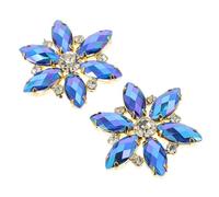 VANZACK Clip per Scarpe con Fibbia in Blu Scuro Accessorio Decorativo per Sandali Tacchi e Scarpe da Sera Rimovibile per e Matrimonio