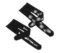VANZACK Collant Scheletro per Bambina 2 Pezzi a Tema Halloween Ragnatela Glitterati Elasticizzati per Feste Cosplay e Travestimenti