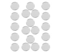 VANZACK Contenitore Trasparente per Monete 80 Pezzi, Scatola Porta Medaglie in Plastica Chiusura Ermetica e Apertura a Mezzaluna, Custodia Rotonda per Esposizione e Conservazione