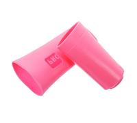 VANZACK Copertura Protettiva Completa Per Microfono in Silicone Antiscivolo Custodia Protettiva Resistente Per Microfono Wireless Per Ktv Feste e Conferenze Colore Rosa