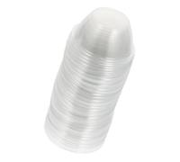 VANZACK Copertura Trasparente Cupola Umidificatrice per Coltivazione Fuori Suolo 100 Pezzi in Plastica Protezione Antigelo e Crescita Efficiente per Piante