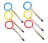 VANZACK Corda Da Passeggio Per Ragazzo Ragazza Piccoli e Scuola, Guinzaglio Anti-smarrimento 6 Pezzi Maniglie Colorate, Per Asili Nido, Parchi e Gite All'aperto