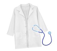 VANZACK Costume Da Dottore Per Realistico Cappotto Con Grandi Vestito Per Eventi Cosplay e Feste Per Anni