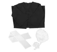 VANZACK Costume Giudice Unisex con Giudice per Kit Cosplay Divertente per Ruoli e Giochi Interpretazione