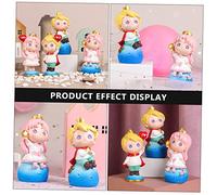 VANZACK Decorazione Torta Compleanno in Resina Forma Cartoon Ornamentazione Creativa per Feste Statuina Cake Topper per Torte Tema