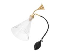 VANZACK Diffusore di Oli Essenziali in Vetro con Pompa in Ottone, Dispositivo per Aromaterapia Portatile con Tecnologia Avanzata di Sigillatura per Casa e Lavoro