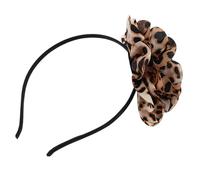 VANZACK Fascia Cosmetica Con Stampa Giungla e Margherite Accessori Per Capelli Da Festa Con Leopardo e Tema Animali Fascia Con Giglio Per Bambina e Donna