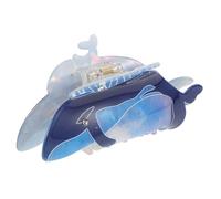 VANZACK Fermaglio per Chioma da Donna e Ragazza a Forma di Balena Pinza Artiglio Resistente per Chioma Spessa e Sottili Grande Molletta Multiuso per Trucco Sport e Cucina Elegante