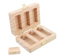 VANZACK Fetal Hair Collection Box Wooden Storage Box For Umbilical Cord Preservation, Keepsake Container For Milk Teeth And Hair, Nursery Decoration