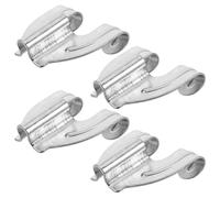 VANZACK Gancio per Tamburo Portatile 4 Pezzi Gancio di Fissaggio per Grancassa Compatto Accessorio per Batteria Versatile per Strumenti a Percussione Sostituzione Rapida e Resistente