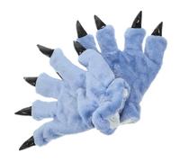 VANZACK Guanti Artiglio Creativi e Caldi Morbidi e Spessi per Inverno e Natale Blu