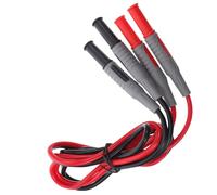 VANZACK Kit 2 Sonde per Multimetro, Kit per Test Piombo Cavi a Spina Dritta, Cavi per Tester Codificati a Colori, Sonda Posteriore per Controllo Automobilistico Professionale
