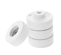 VANZACK Kit 4 Rulli per Porte Scorrevoli Serra, Carrello Sospeso Zincato Cuscinetti in Acciaio Inox, Puleggia Resistente alla Corrosione per Porte da Fienile e Strutture Agricole