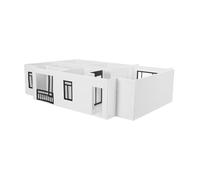 VANZACK Kit di Architettura in Miniatura 1:50 Modello di Edificio Moderno in Abs e Acrilico Dettagli ad Alta Precisione per Studenti e Adulti Uso Stem e Didattico
