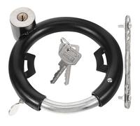 VANZACK Lucchetto Rotondo Riutilizzabile per Bicicletta e Monopattino Elettrico, Bloccaggio del Freno a Disco per Mountain Bike, Design Portatile e Resistente